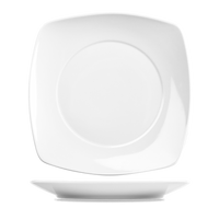 Art De Cuisine Menu White Porcelain Square Plate 11 3/4"