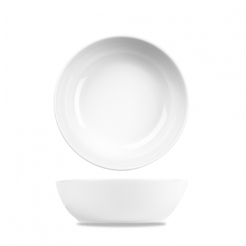 Art De Cuisine Menu White Porcelain Bowl 6.25"