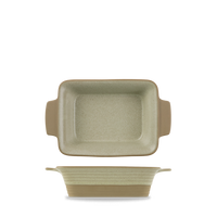 Art De Cuisine Igneous Natural Rectangular Dish 7"