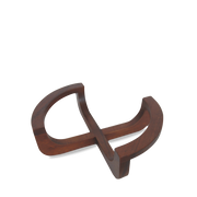 Brown Acacia Wood Deli Bowl Stand / Trivet 21 X 27cm