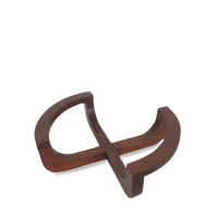 Brown Acacia Wood Deli Bowl Stand / Trivet 21 X 27cm