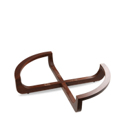 Brown Acacia Wood Large Deli Bowl Stand / Trivet 41 x 31cm