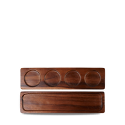 Brown Acacia Wood Rectangular Medium Deli Board