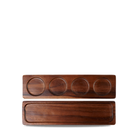 Brown Acacia Wood Rectangular Medium Deli Board