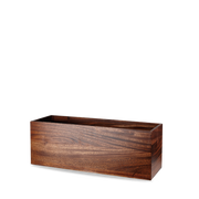 Brown Acacia Wood Rectangular Buffet Riser - 15" X 4.8" X 4"