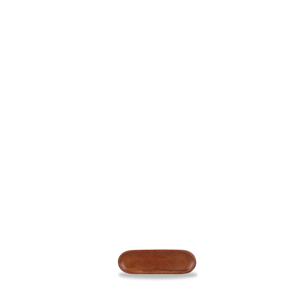Brown Acacia Wood Small Moonstone Board 10 X 29cm - Elegant Buffet Display
