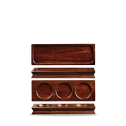 Brown Acacia Wood Oblong Deli Board 27 x 9cm