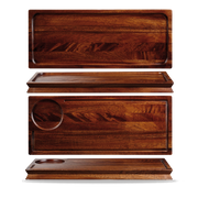 Brown Acacia Wood Large Oblong Deli Board 40 x 16.5cm