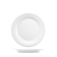 Art De Cuisine Menu White Porcelain Mid Rim Plate 6.75"