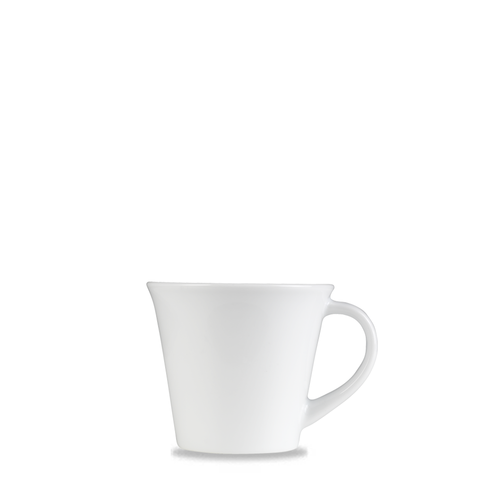 Art De Cuisine Menu White Porcelain Flared Teacup 12oz