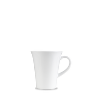 Art De Cuisine Menu White Porcelain Flared Mug 10.5oz