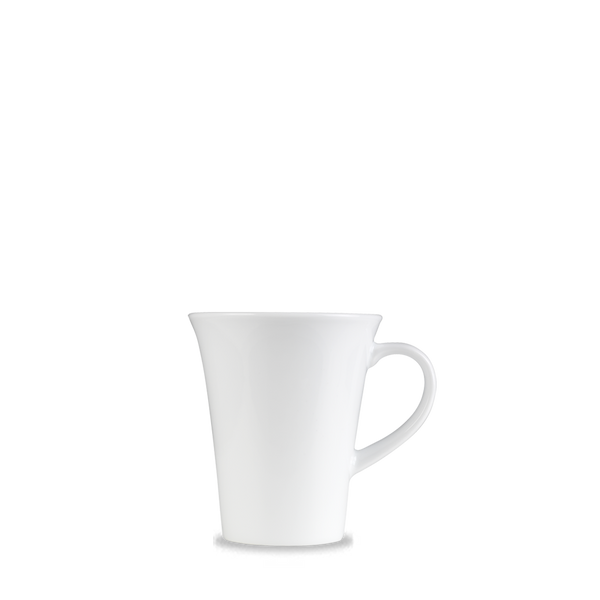 Art De Cuisine Menu White Porcelain Flared Mug 10.5oz