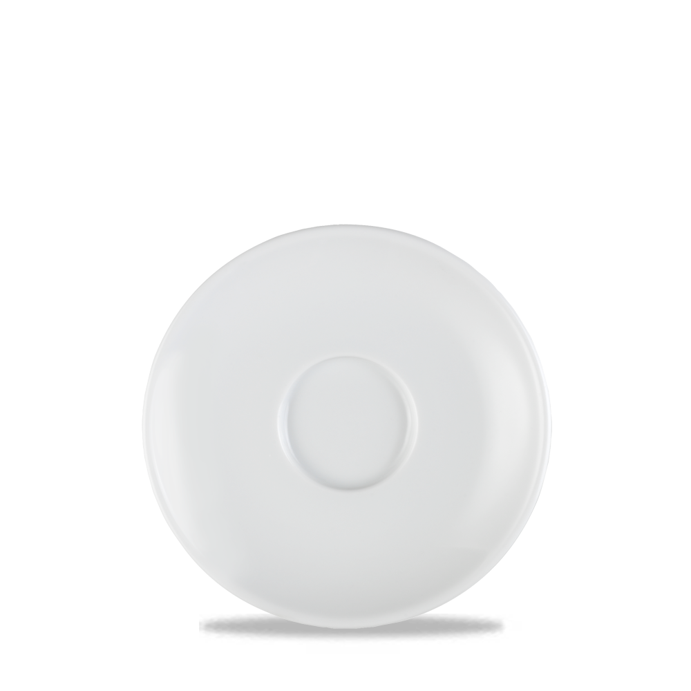 Art De Cuisine Menu White Porcelain Medium Saucer 6"