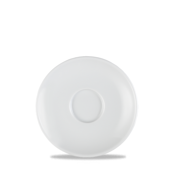 Art De Cuisine Menu White Porcelain Medium Saucer 6"