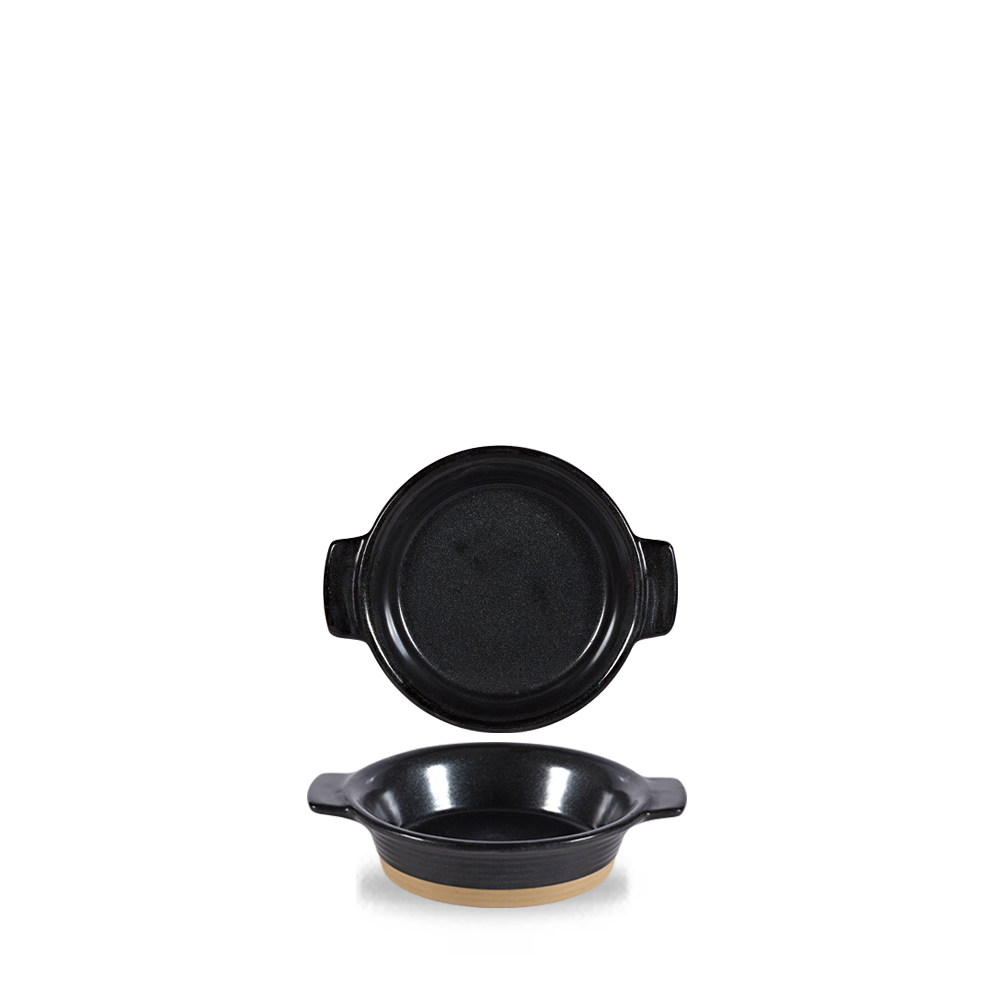 Art De Cuisine Igneous Black Individual Dish - 6.6oz
