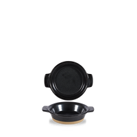 Art De Cuisine Igneous Black Individual Dish - 6.6oz