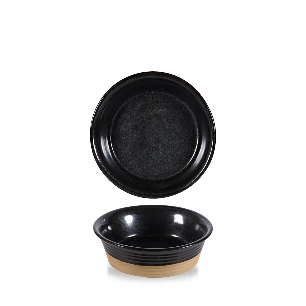 Art De Cuisine Igneous Black Large Pie Dish 19.3oz