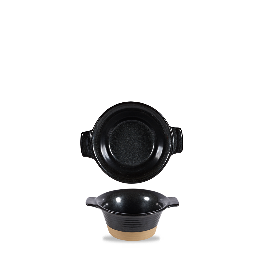 Art De Cuisine Igneous Black Small Pie Dish 5.5"