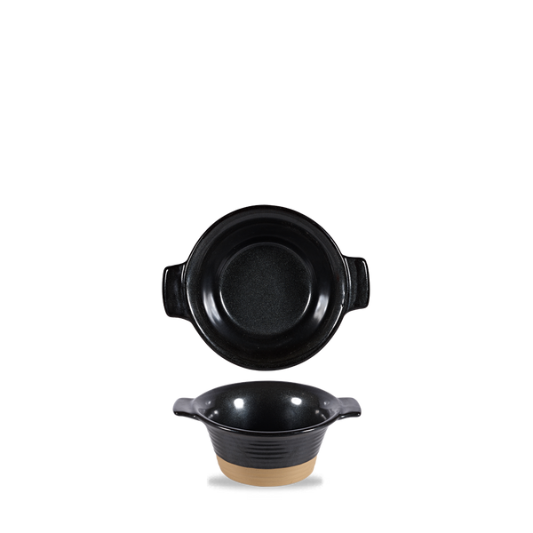 Art De Cuisine Igneous Black Small Pie Dish 5.5"
