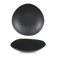 Black Granite Effect Melamine Trace Bowl 12.5"