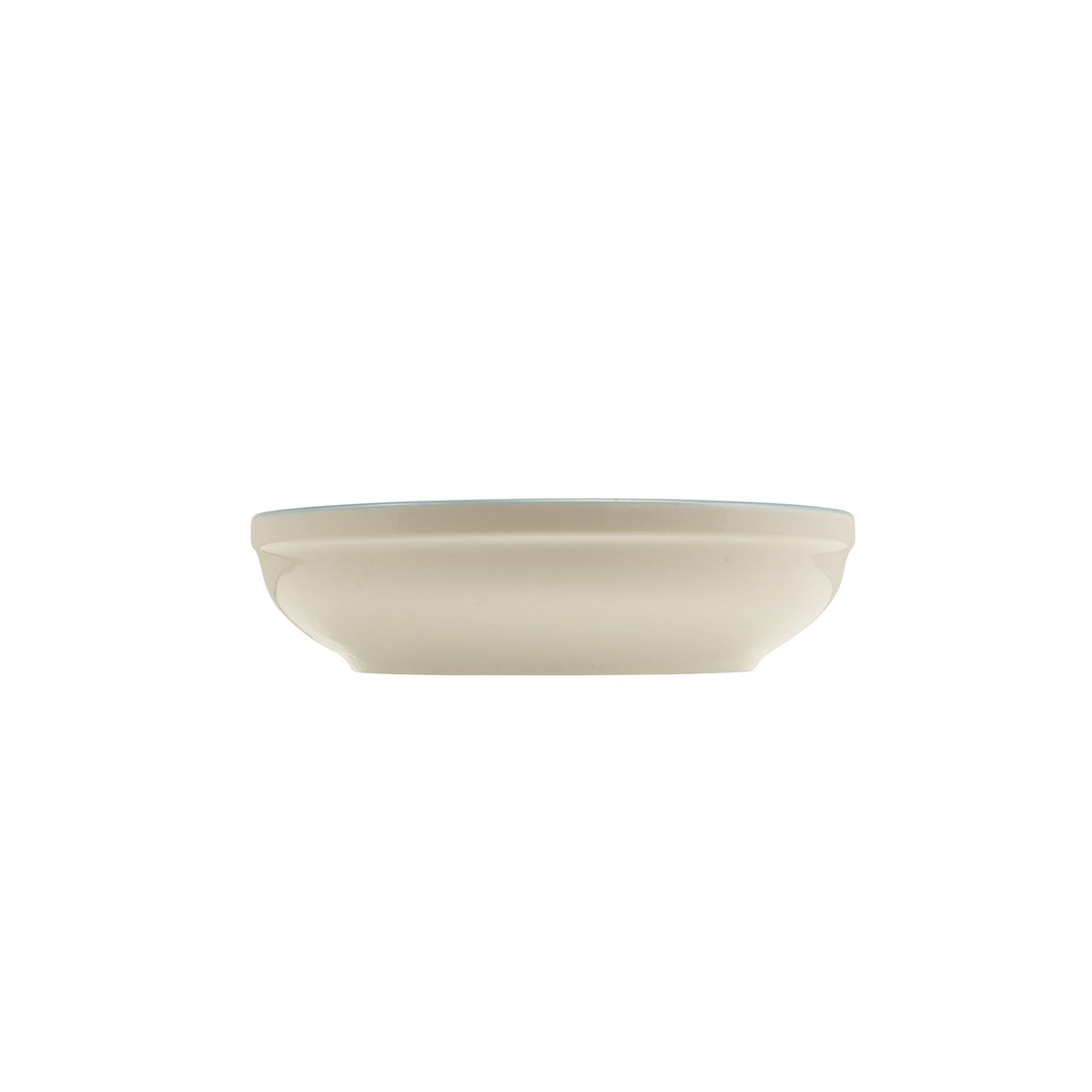Miro blue reactive glaze porcelain coupe bowl 23cm, alternative view