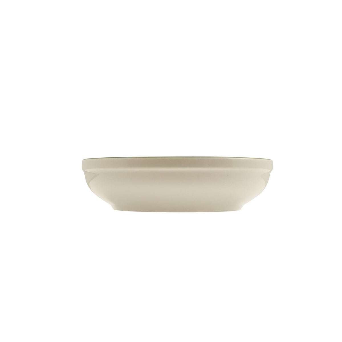 Miro green reactive glaze porcelain coupe bowl 23cm, alternative view