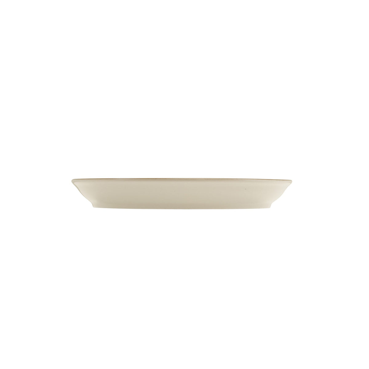 Miro grey porcelain coupe plate 24cm with reactive glaze, alternative view