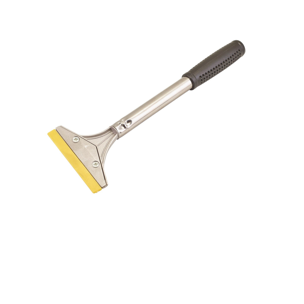 Aluminium grill scraper with soft grip handle and 100mm blade, alternative view