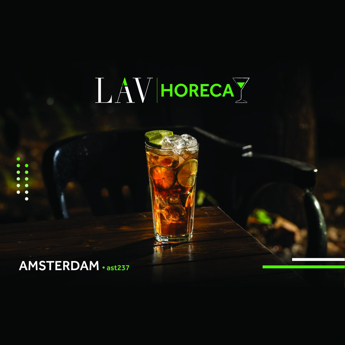 Amsterdam fully tempered glass tall tumbler 36cl, lifestyle image
