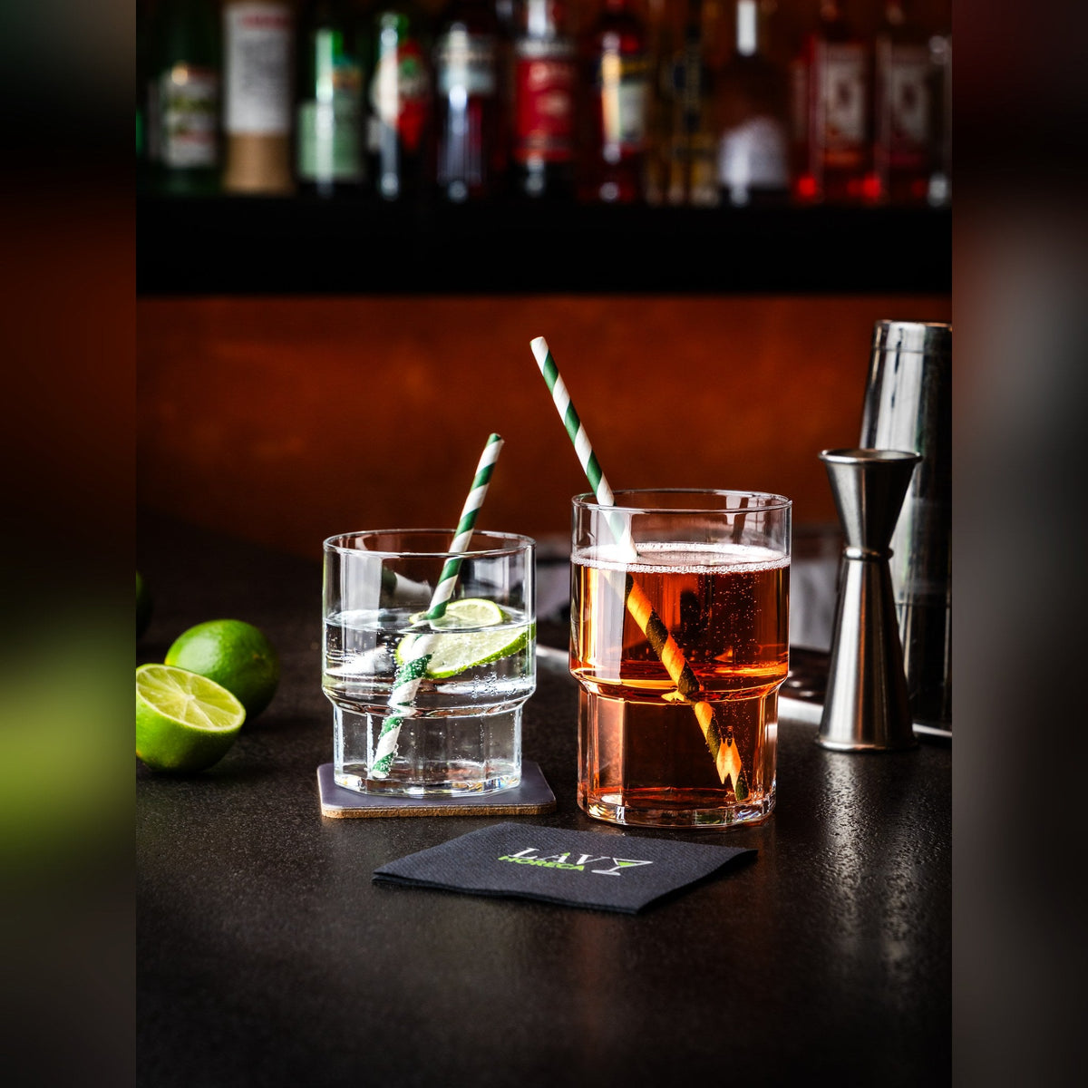 Bonn crystal-look glass stackable tumbler 51cl, lifestyle image