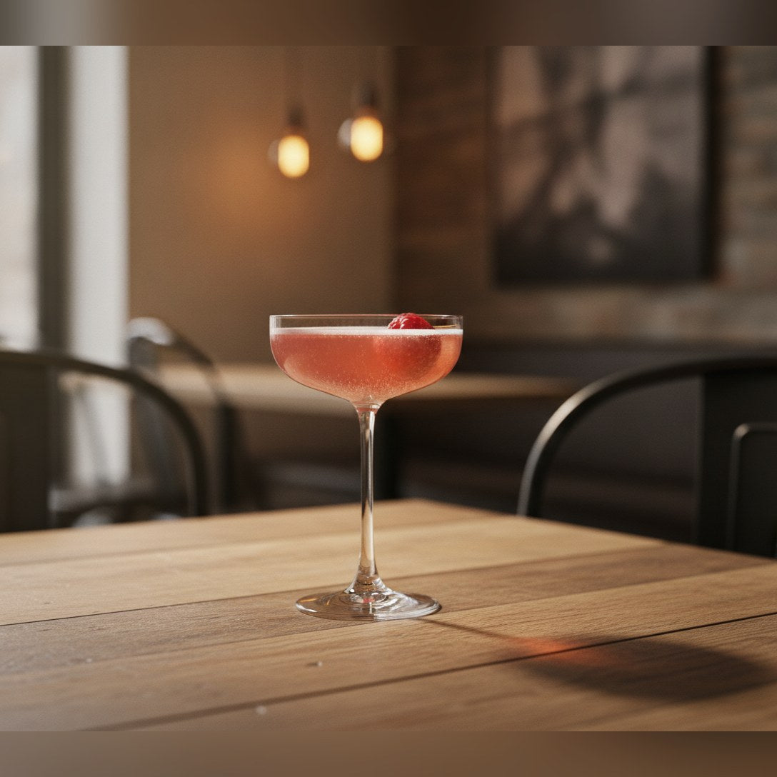Sonore lead-free crystal champagne coupe glass 22cl, lifestyle image