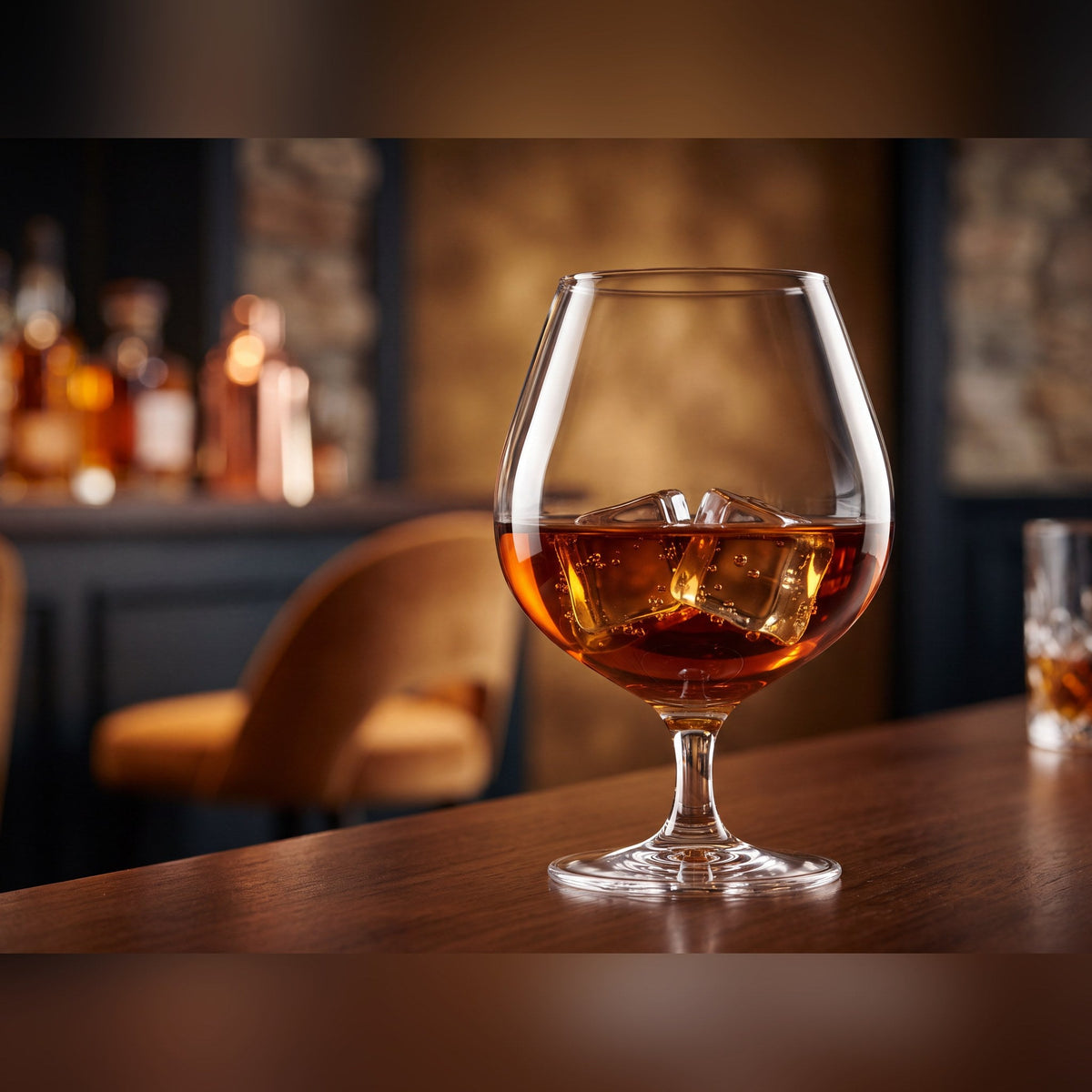 Sonore lead-free crystal brandy glass 42cl, lifestyle image