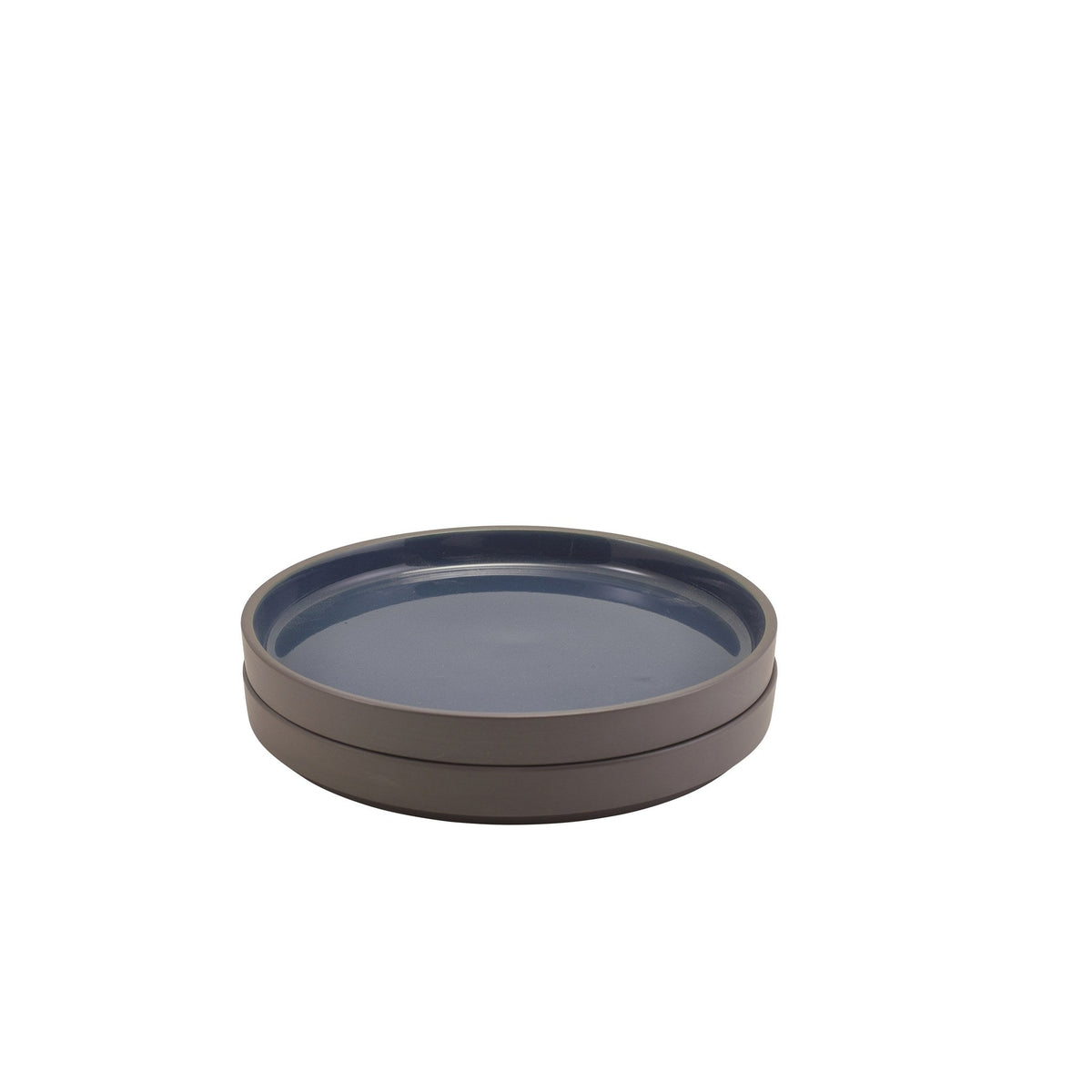 Kava blue porcelain presentation plate 18cm, alternative view