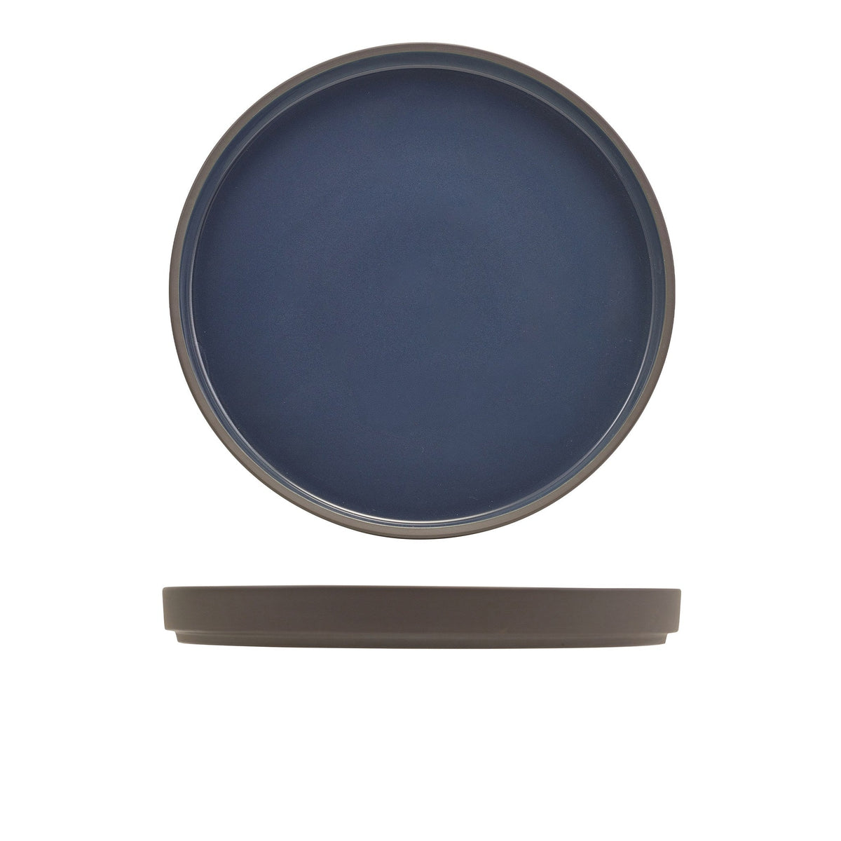 Kava blue porcelain presentation plate 25cm, alternative view