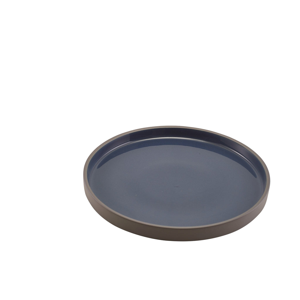 Kava blue porcelain presentation plate 25cm, alternative view