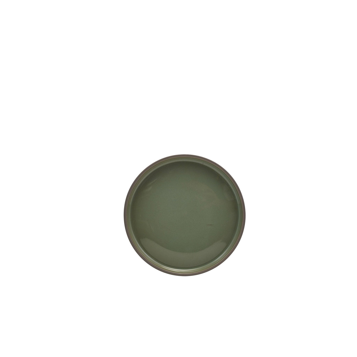 Kava green porcelain presentation plate 18cm, alternative view