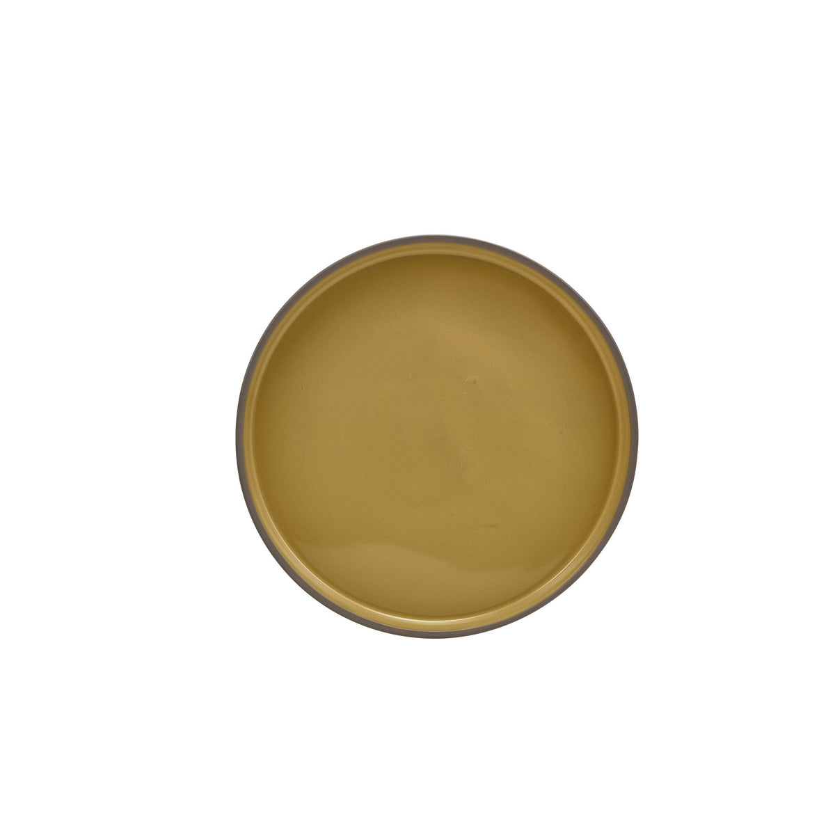 Kava yellow porcelain presentation plate 25cm, alternative view