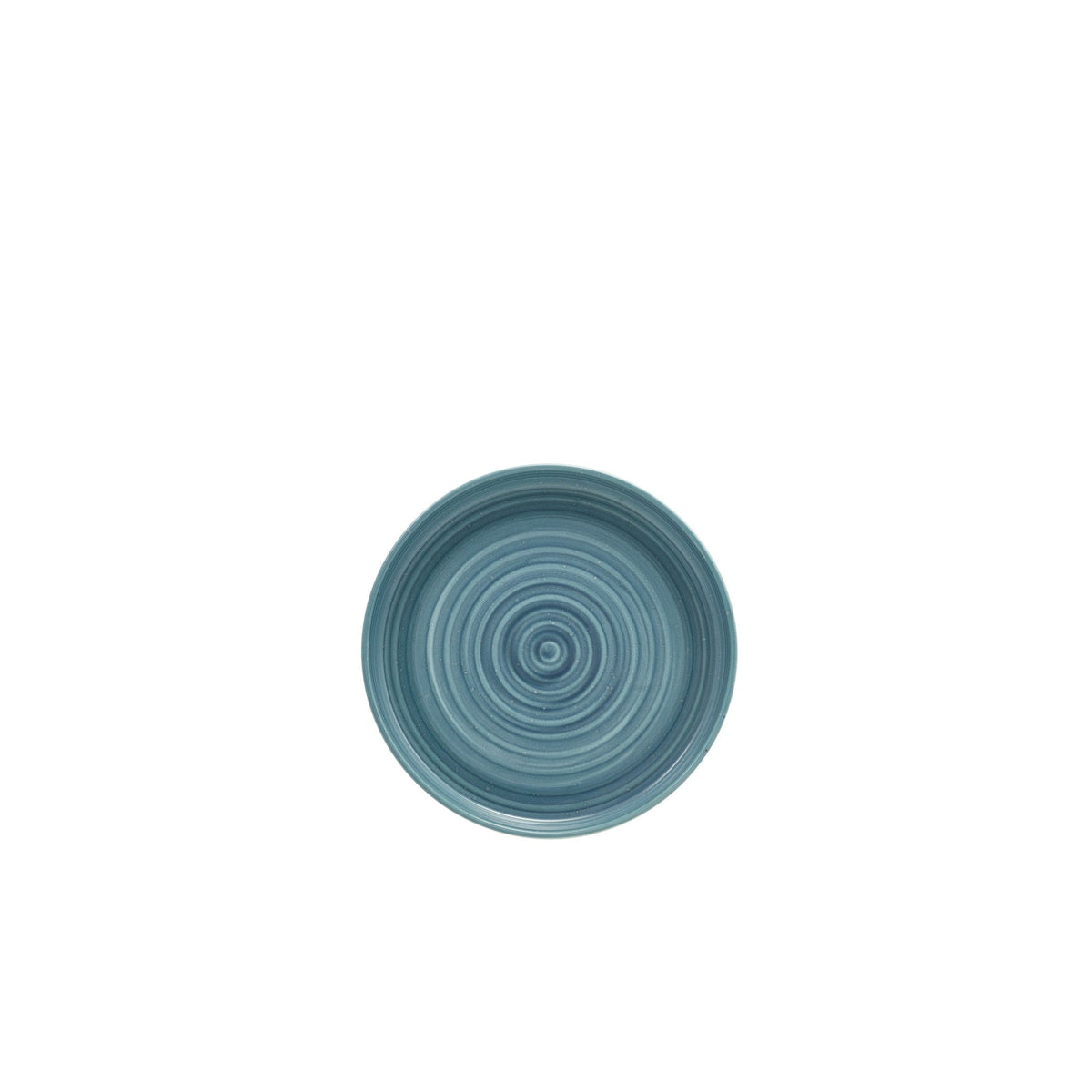 Miro blue reactive glaze porcelain presentation plate 18cm, alternative view
