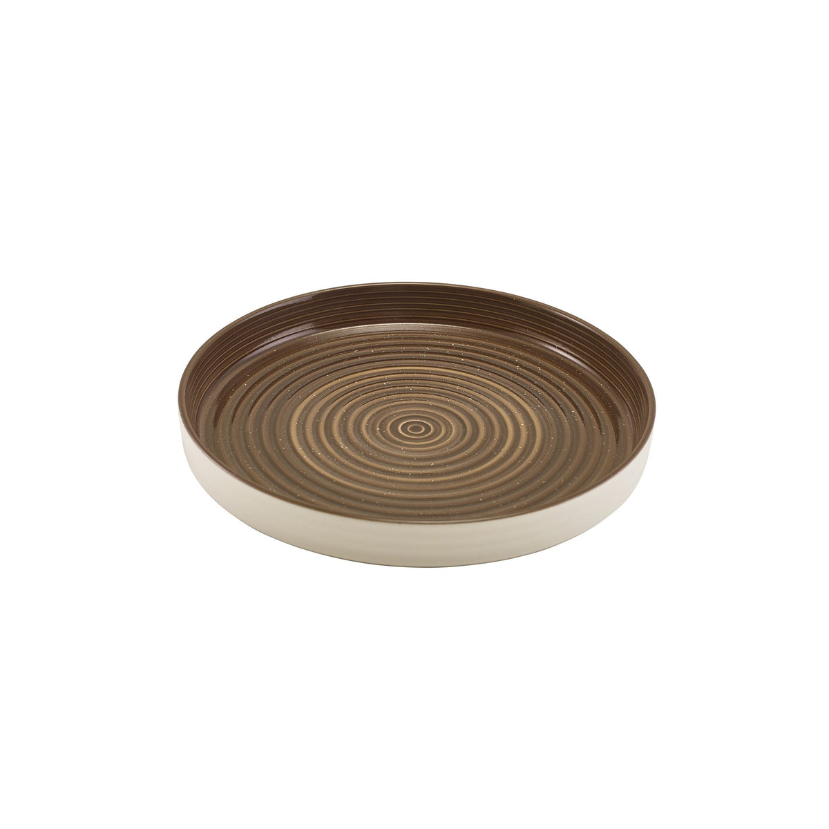Miro grey porcelain presentation plate 26cm, alternative view