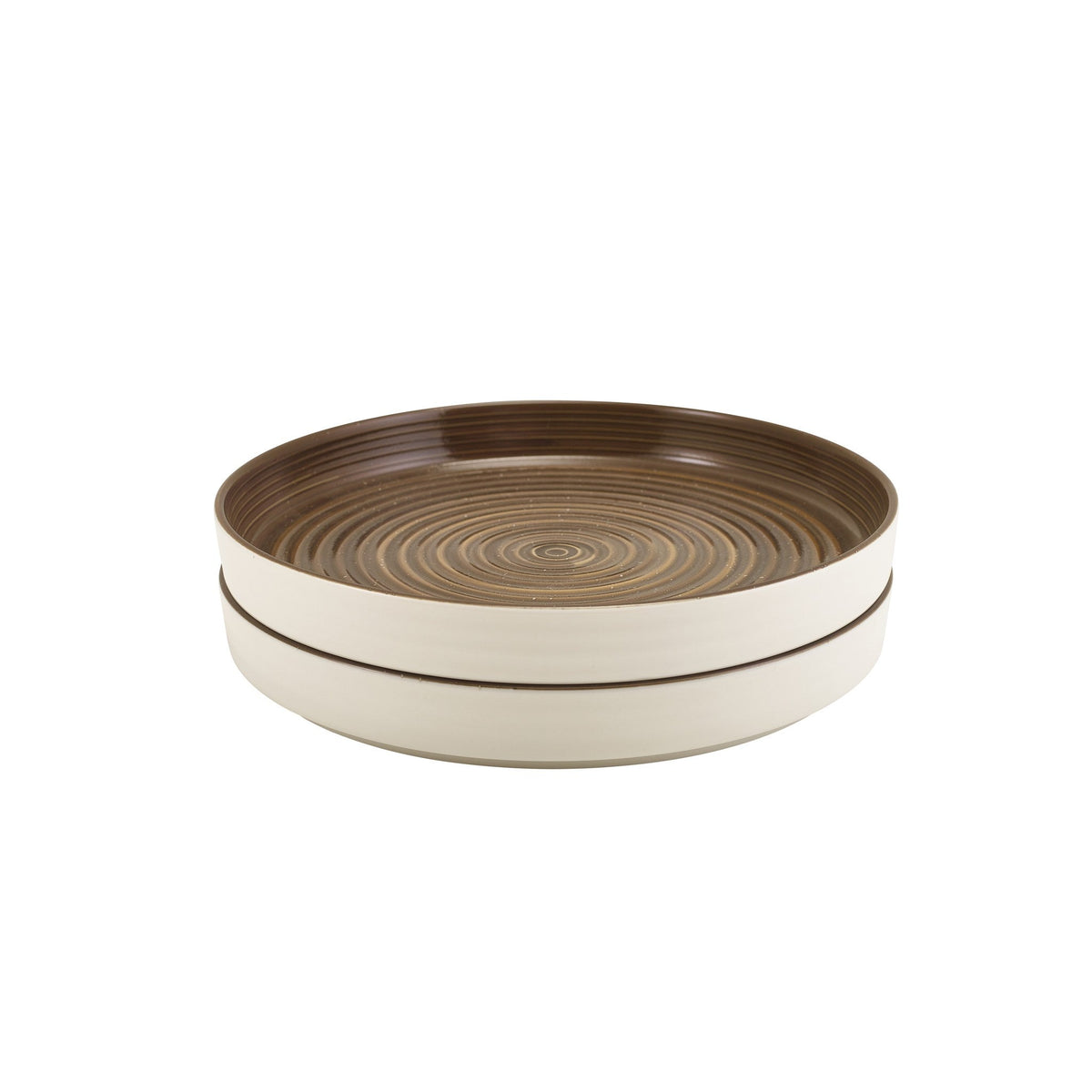 Miro grey porcelain presentation plate 26cm, alternative view