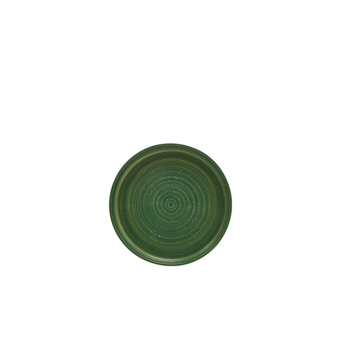 Miro green reactive glaze porcelain presentation plate 18cm, alternative view