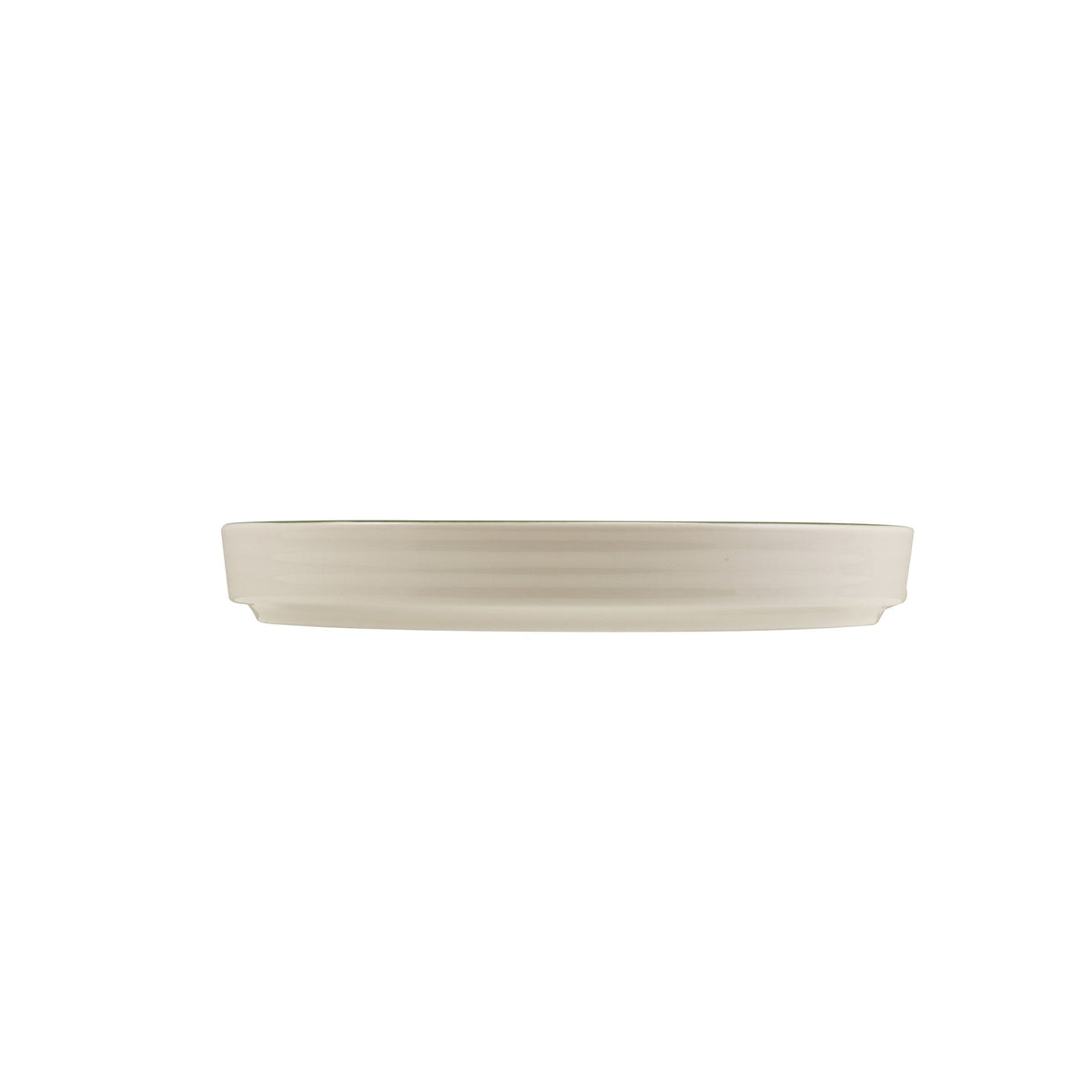 Miro green reactive glaze porcelain presentation plate 26cm, alternative view