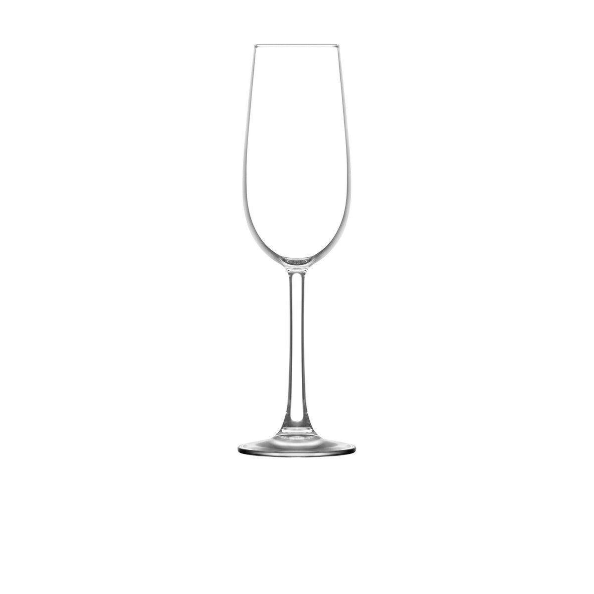 Sardinia crystal-look glass champagne flute 22cl with fine rim, alternative view