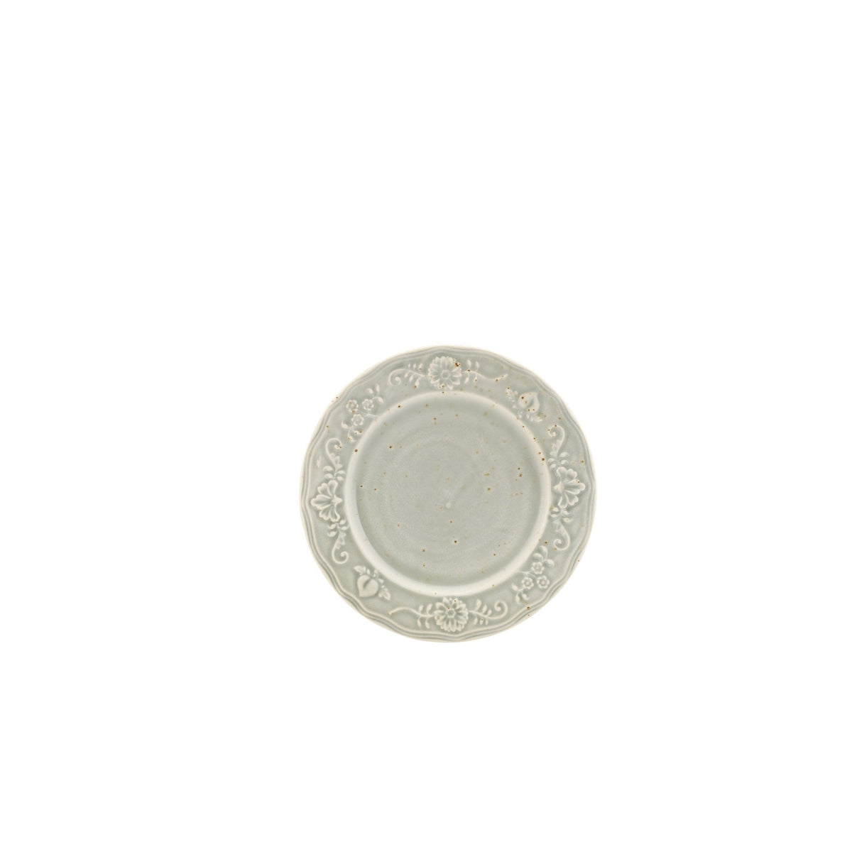 Reverie Iris porcelain winged plate 21cm with embossed edges, alternative view