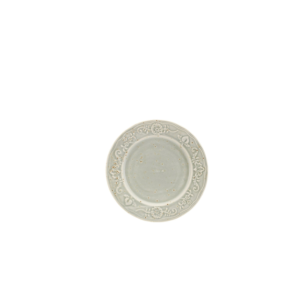 Reverie Iris porcelain winged plate 21cm with embossed edges, alternative view