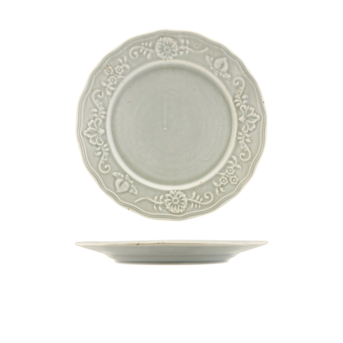 Reverie Iris porcelain winged plate 26cm, alternative view