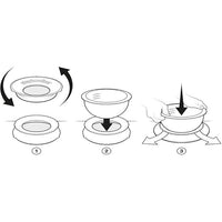 Microplane Staybowlizer Coloured Silicone Bowl Stabiliziers - BESPOKE 77