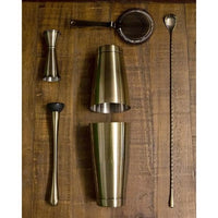 Antique Brass Plated 28oz/18oz Boston Can Set