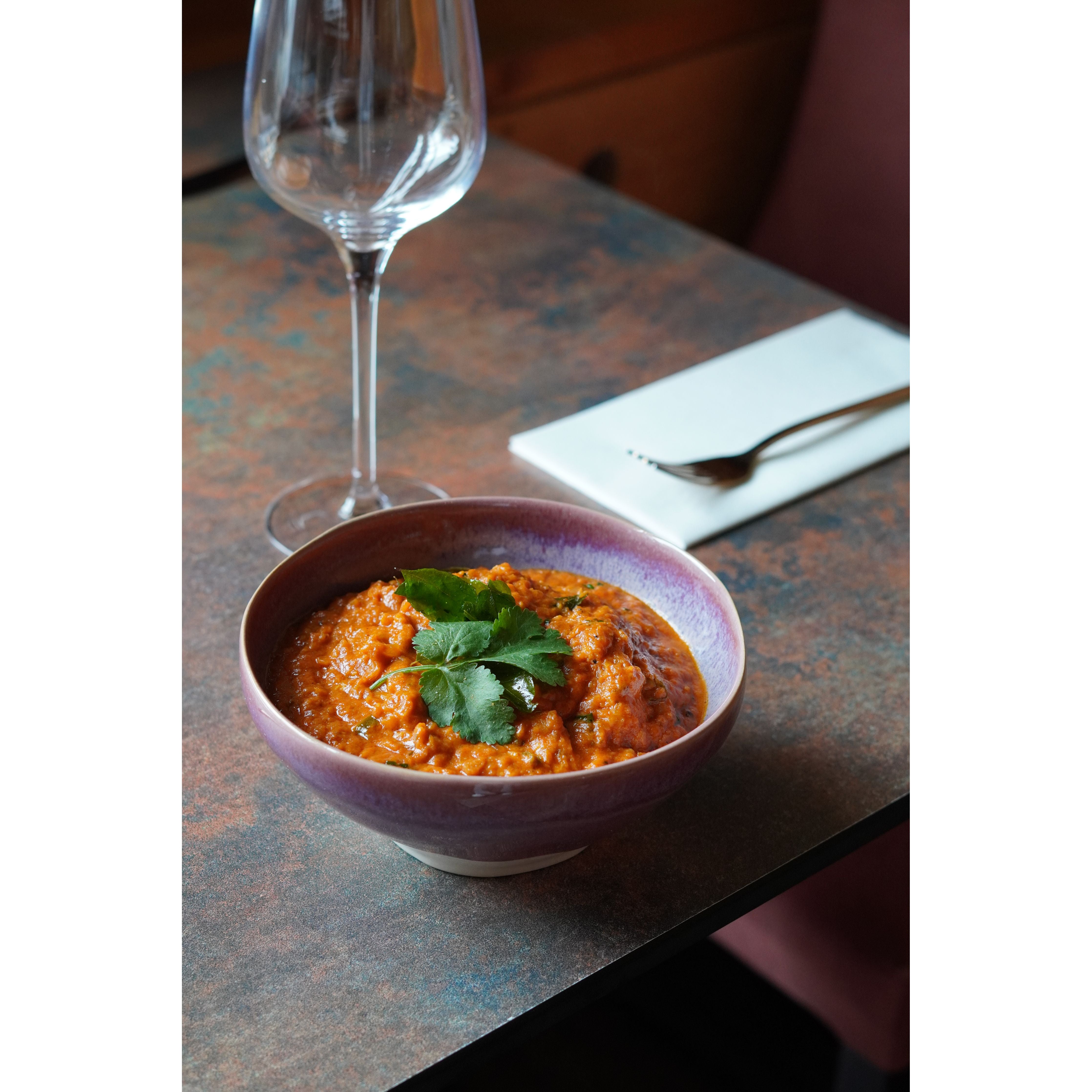 Californian Purple Shoreline Stoneware Organic Bowl 16cm Dia x 7cm H - 650ml/22oz