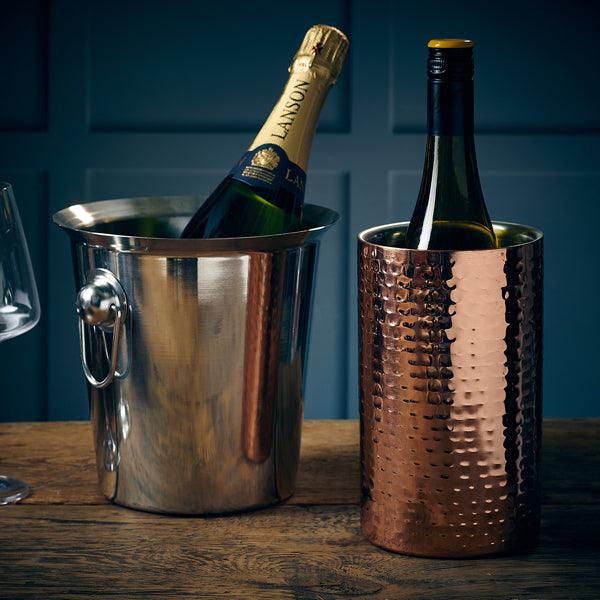 GenWare Hammered Copper Plated Wine Cooler - BESPOKE 77